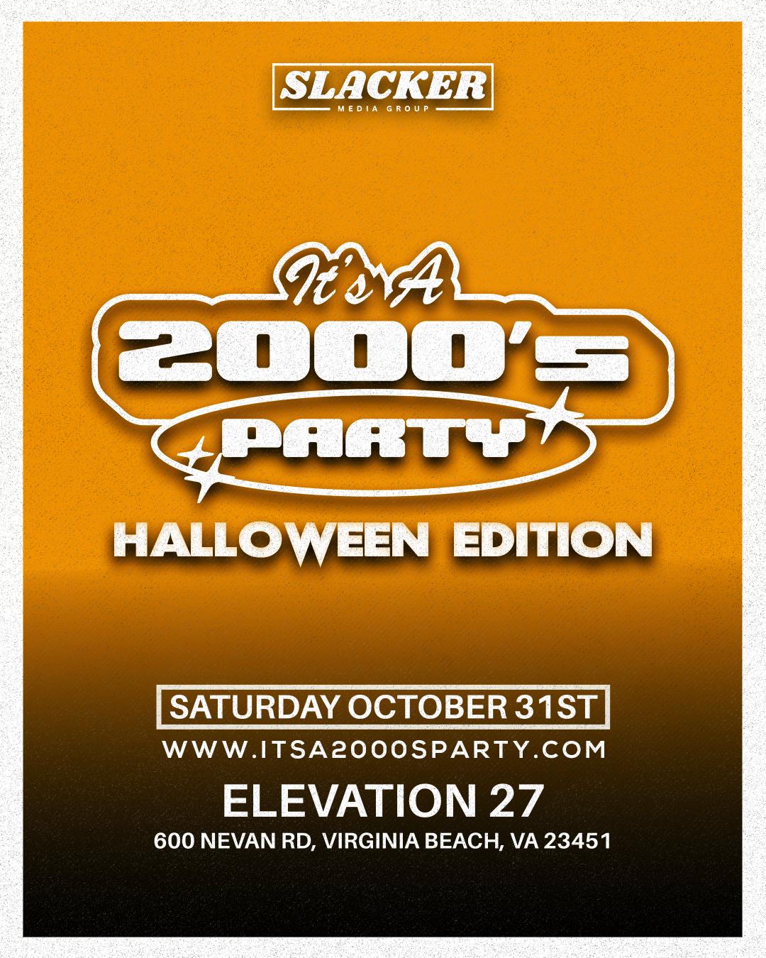 It’s A 2000’s (Halloween) Party: Virginia Beach - General Admission