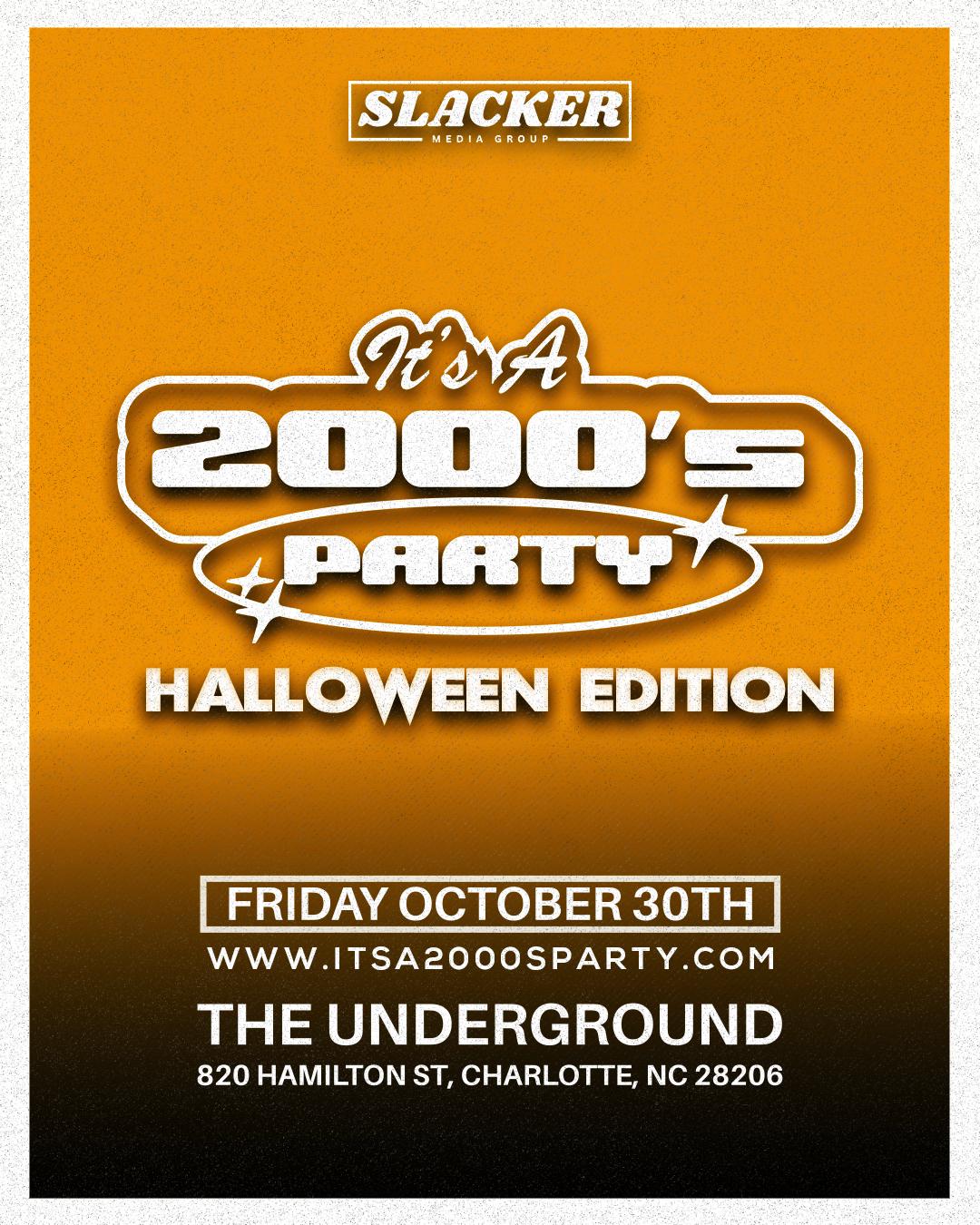 It’s A 2000’s (Halloween) Party: Charlotte - General Admission