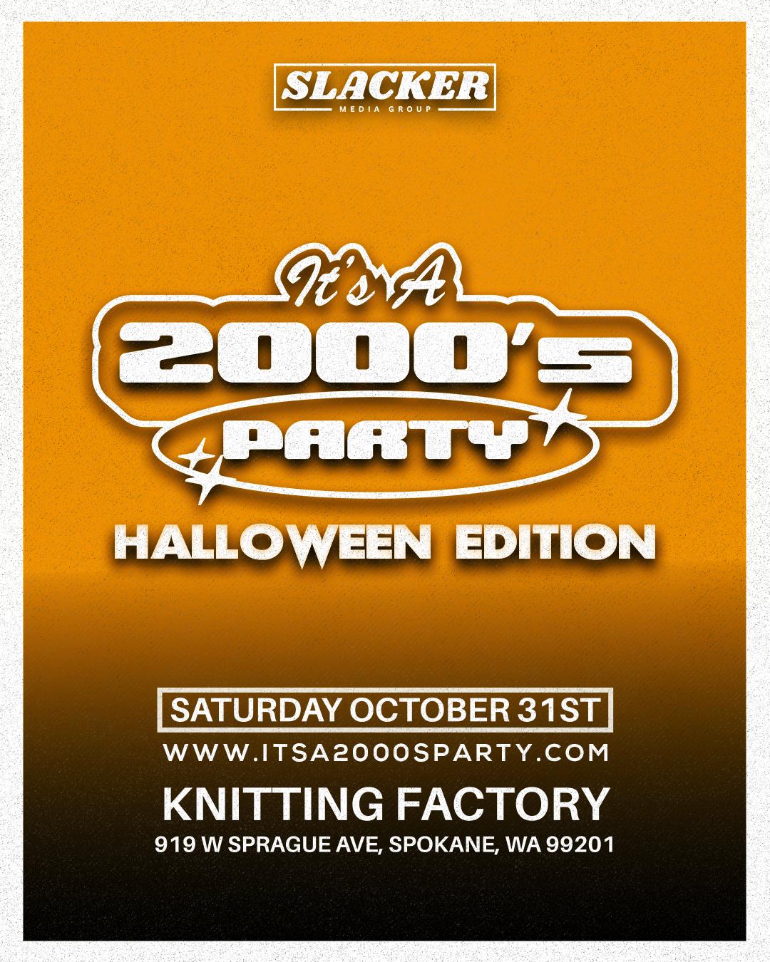 It’s A 2000’s (Halloween) Party: Spokane - General Admission