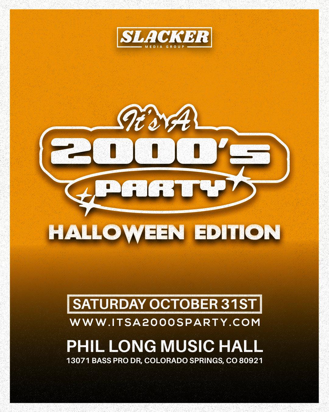It’s A 2000’s (Halloween) Party: Colorado Springs - General Admission