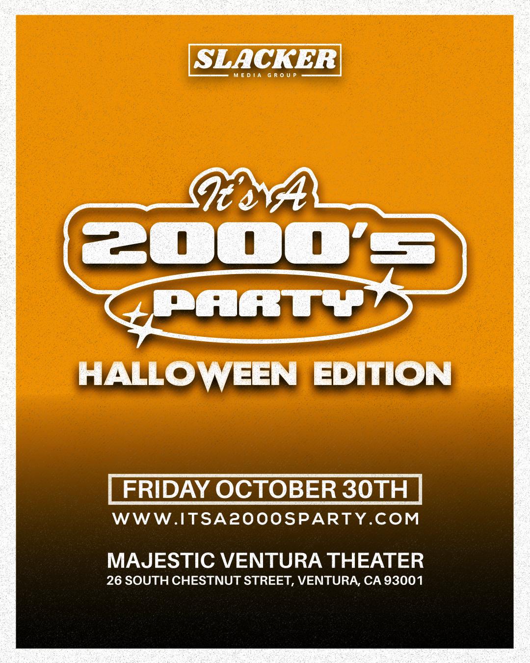 It’s A 2000’s (Halloween) Party: Ventura - General Admission