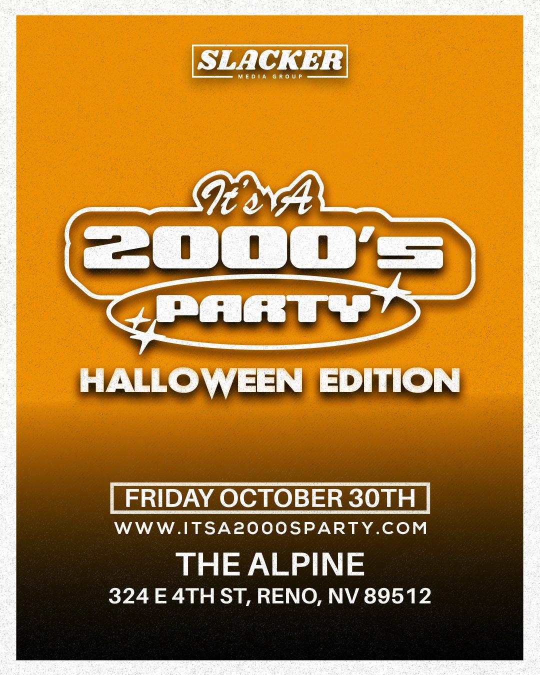 It’s A 2000’s (Halloween) Party: Reno - General Admission