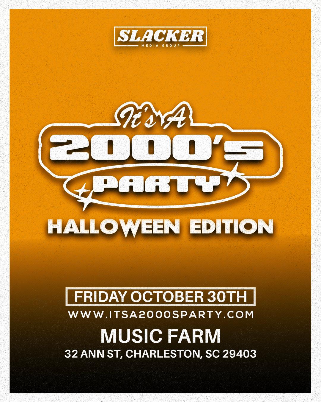 It’s A 2000’s (Halloween) Party: Charleston - General Admission