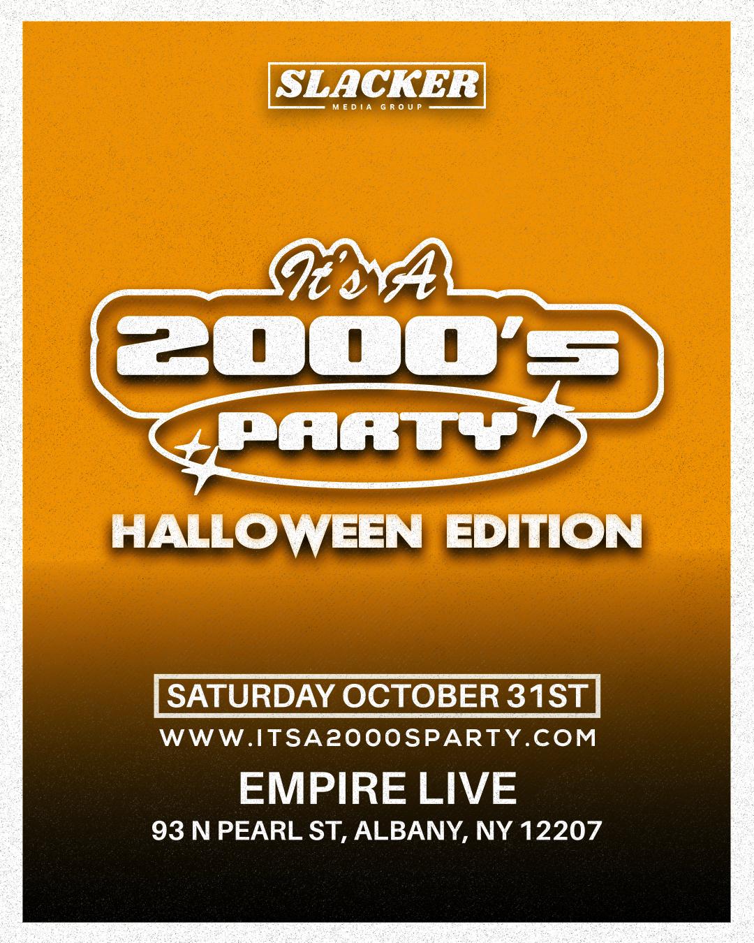 It’s A 2000’s (Halloween) Party: Albany - General Admission