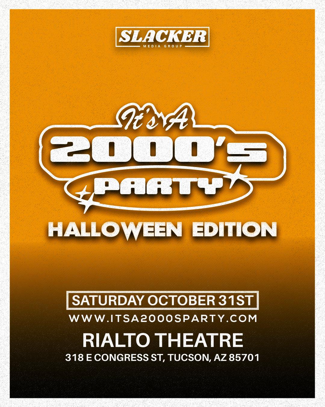 It’s A 2000’s (Halloween) Party: Tucson - General Admission